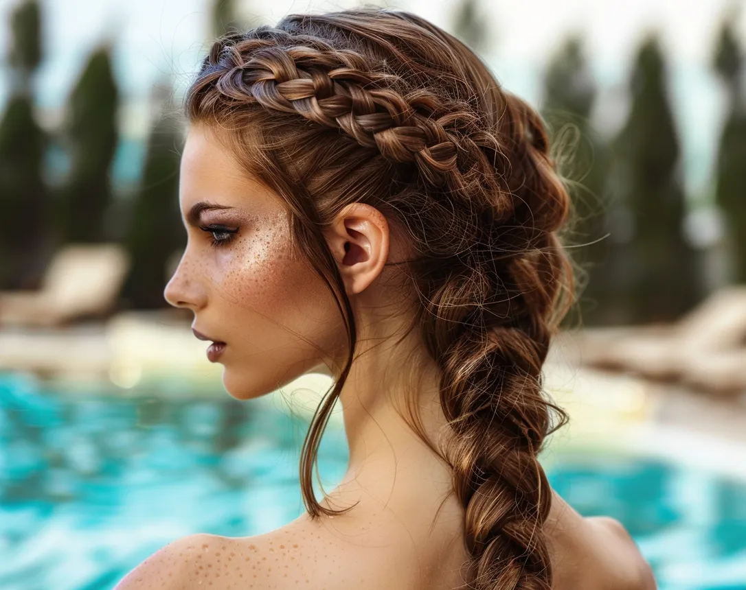 hairstyles for pool