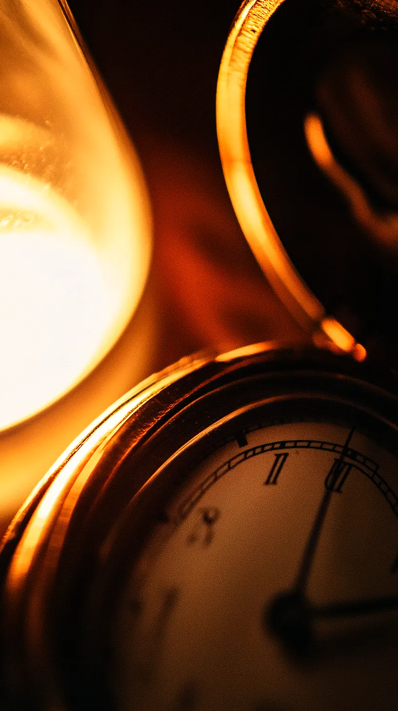 40+ Fisherman Aesthetic Accessories You'll Love 24 Vintage watch with Roman numerals, bathed in the soft warm glow of candlelight, creating a timeless and captivating aesthetic.