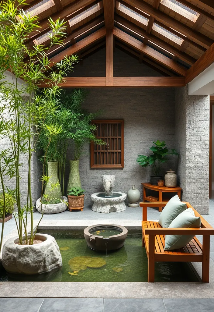 22 Pool House Ideas That Will Turn Your Backyard into a Luxurious Retreat (Wait Until You See #10!) 11 22 Pool House Ideas That Will Turn Your Backyard into a Luxurious Retreat (Wait Until You See #10!) - 10. Zen Garden Retreat (Our Favorite!)