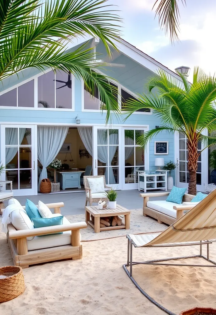 22 Pool House Ideas That Will Turn Your Backyard into a Luxurious Retreat (Wait Until You See #10!) 2 22 Pool House Ideas That Will Turn Your Backyard into a Luxurious Retreat (Wait Until You See #10!) - 1. Coastal Vibes with Nautical Decor