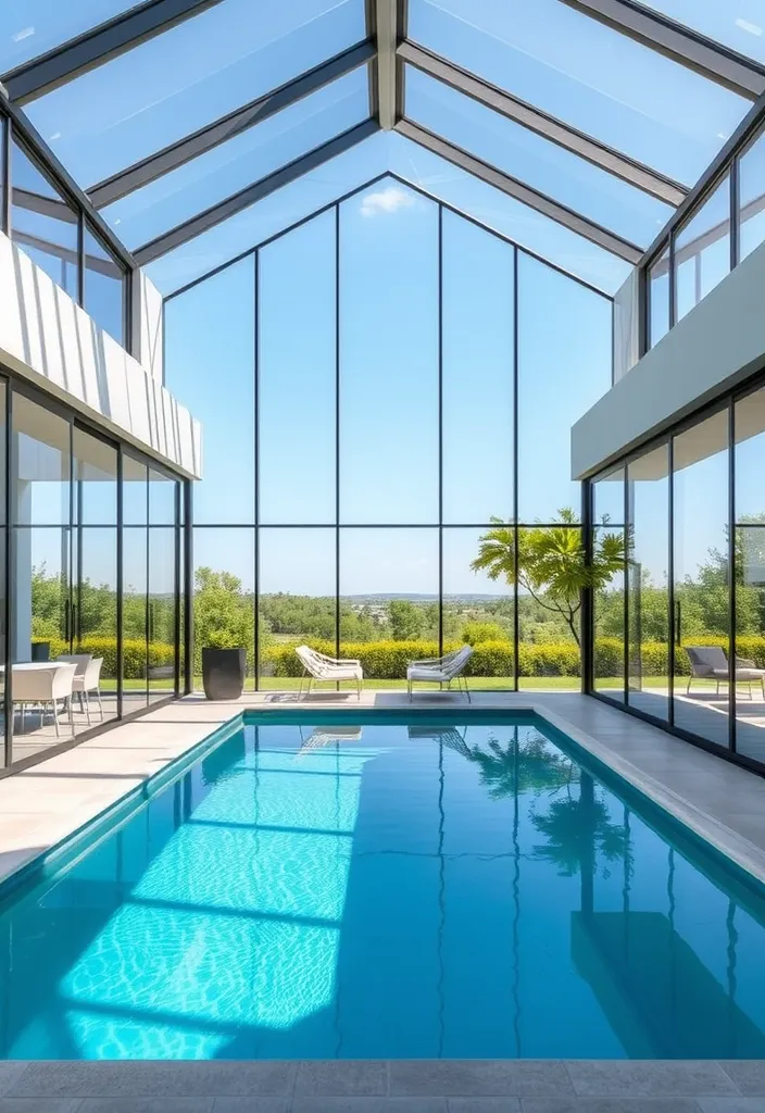 20+ Stunning Pool House Designs That Will Make Your Backyard the Envy of the Neighborhood! 2 21 Stunning Pool House Designs That Will Make Your Backyard the Envy of the Neighborhood! - 1. Modern Minimalist Marvel