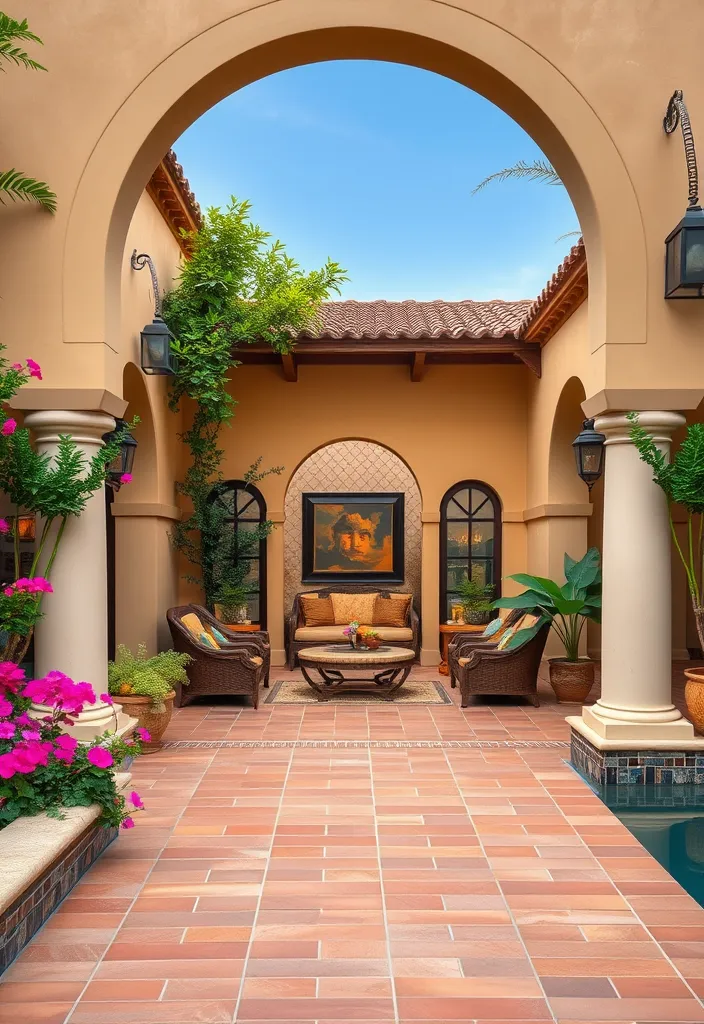 20+ Stunning Pool House Designs That Will Make Your Backyard the Envy of the Neighborhood! 13 21 Stunning Pool House Designs That Will Make Your Backyard the Envy of the Neighborhood! - 12. Mediterranean Escape