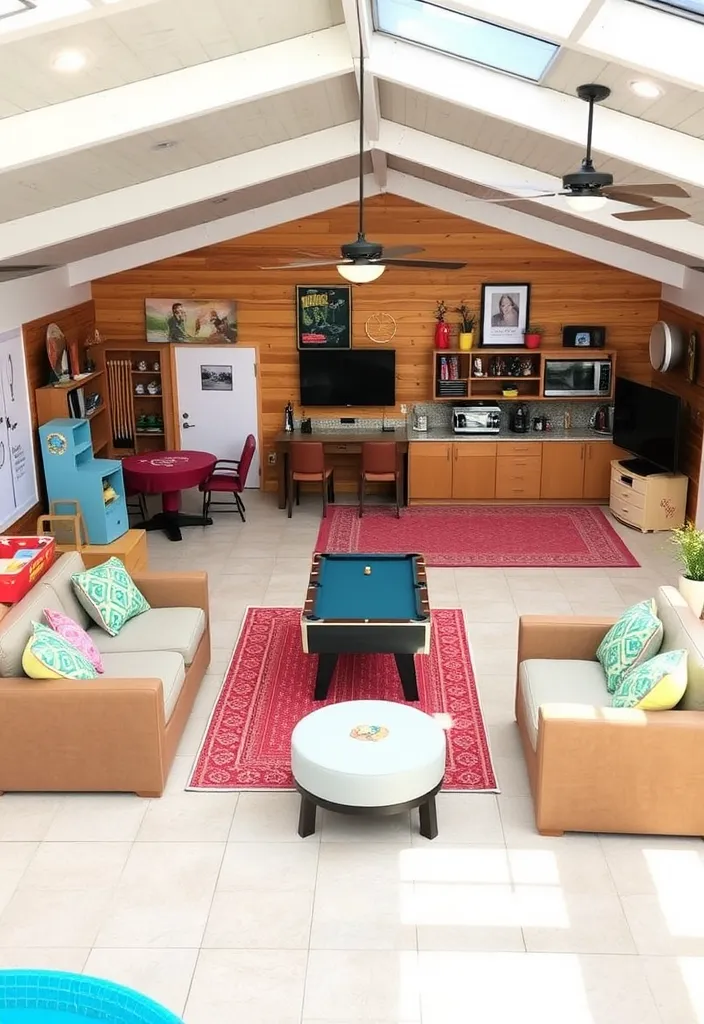 22 Pool House Ideas That Will Turn Your Backyard into a Luxurious Retreat (Wait Until You See #10!) 14 22 Pool House Ideas That Will Turn Your Backyard into a Luxurious Retreat (Wait Until You See #10!) - 13. Family-Friendly Fun Zone