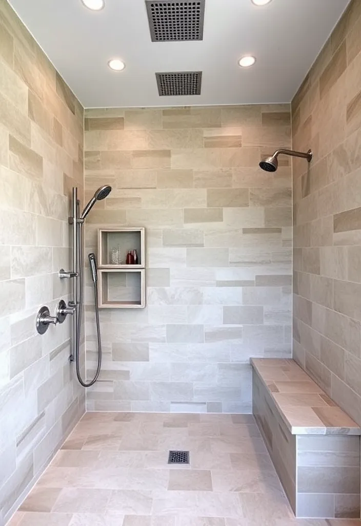 21 Gorgeous Pool House Bathroom Ideas You’ll Want to Dive Into! 13 21 Gorgeous Pool House Bathroom Ideas You’ll Want to Dive Into! - 12. Spa-Like Shower Experience