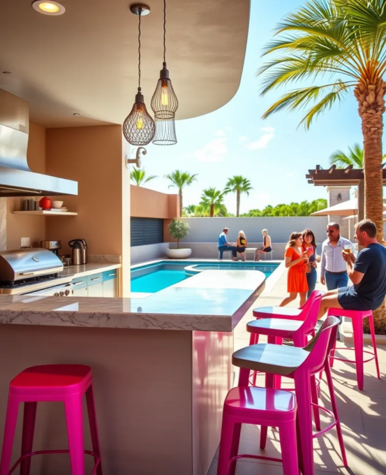 15 Stunning Pool House Kitchen Designs That'll Make You Want to Dive Right In! 15 image 1