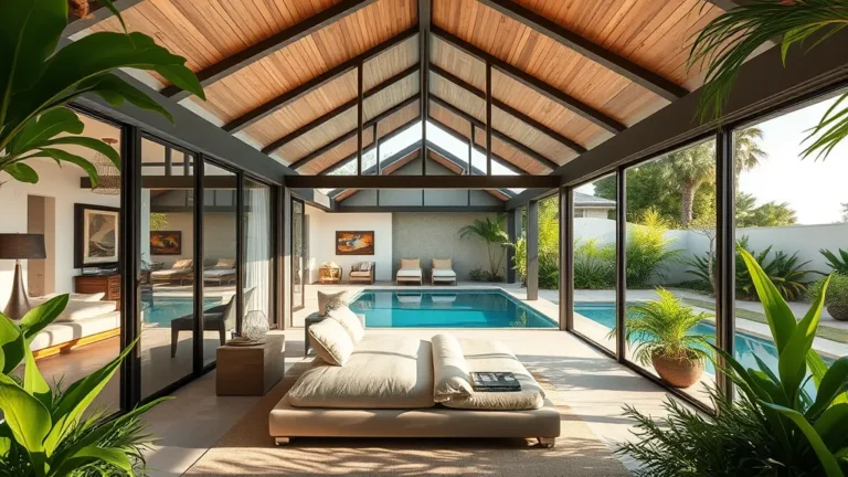 15 Stunning Pool House with Bedroom Ideas That'll Make You Want to Dive Right In! 4 image
