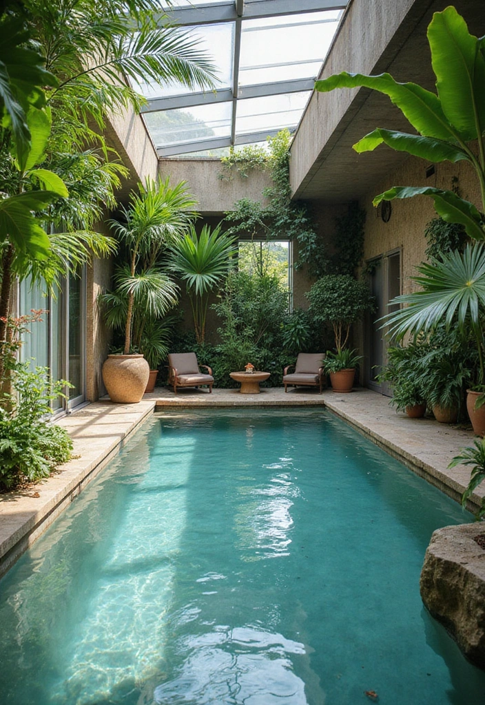 15 Indoor Pool Concepts That'll Elevate Your Home Decor to a Whole New Level 10 15 Indoor Pool Concepts That'll Elevate Your Home Decor to a Whole New Level! - 9. Eco-Friendly Pool