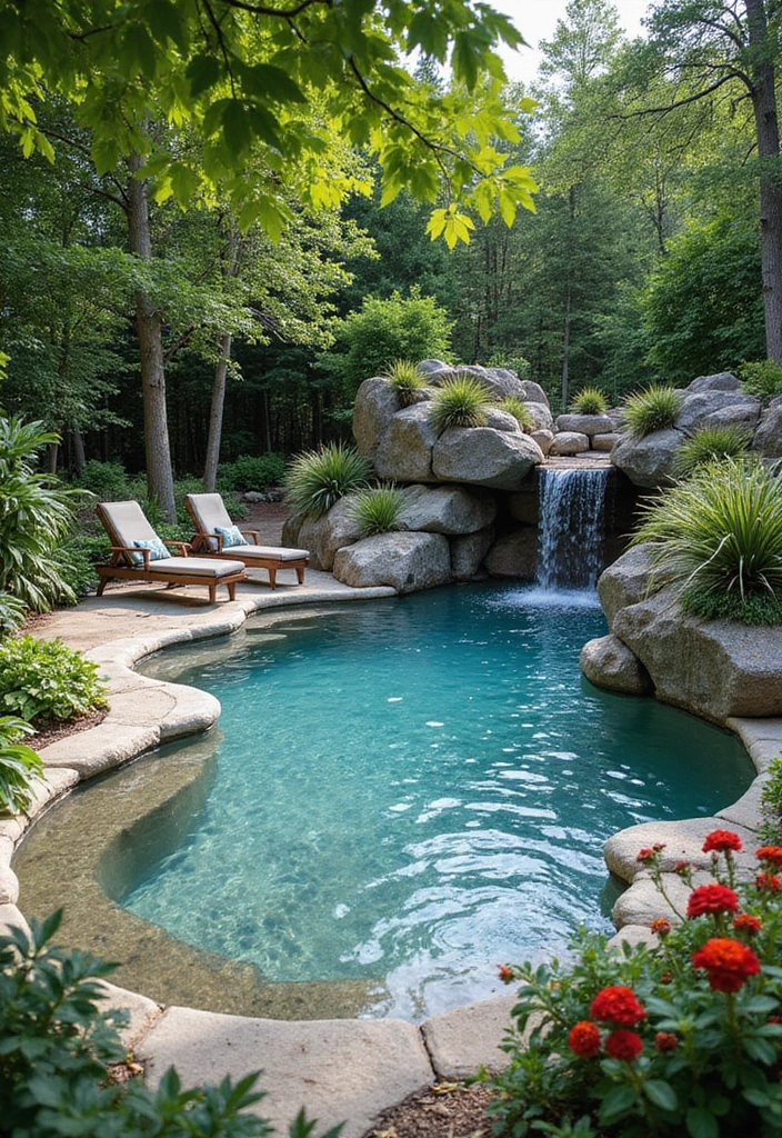 15 Stunning Backyard Pool Ideas That'll Transform Your Summer Paradise 8 15 Stunning Backyard Pool Ideas That'll Transform Your Summer Paradise (You Won't Believe #8!) - 7. Natural Lagoon Pool