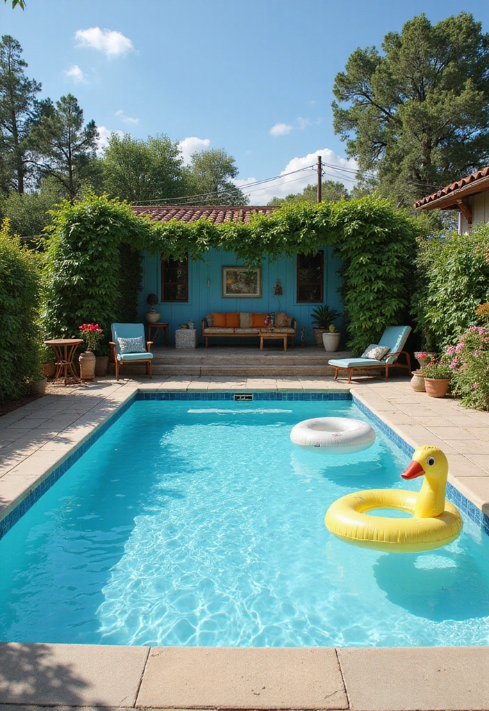 15 Stunning Backyard Pool Ideas That'll Transform Your Summer Paradise 15 15 Stunning Backyard Pool Ideas That'll Transform Your Summer Paradise (You Won't Believe #8!) - 15. Vintage Pool Vibes