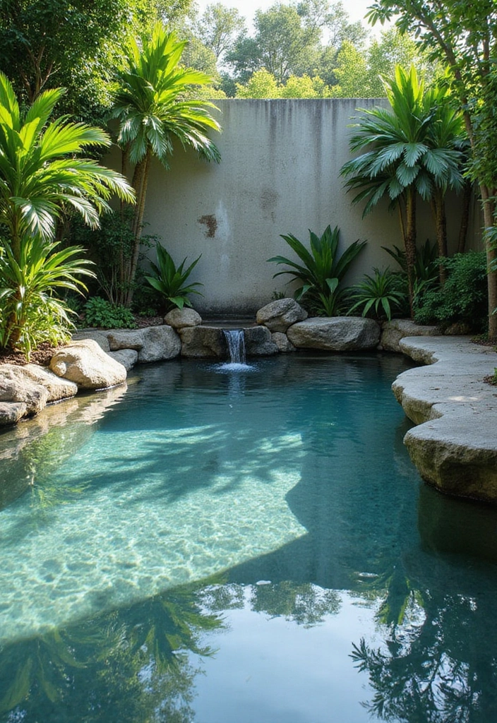 15 Luxurious Glass Pools That Redefine Modern Living (You Won't Believe #9!) 8 15 Luxurious Glass Pools That Redefine Modern Living (You Won't Believe #9!) - 7. Glass Pool with Natural Elements