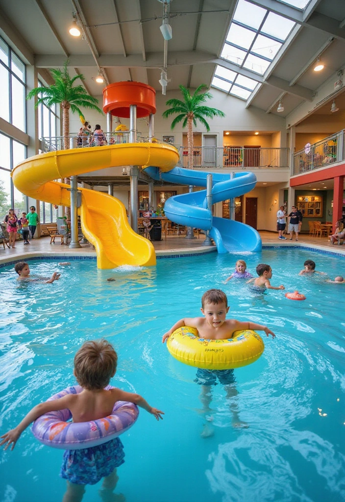 15 Jaw-Dropping Indoor Pool Ideas That'll Transform Your Home into a Oasis 9 15 Jaw-Dropping Indoor Pool Ideas That'll Transform Your Home into an Oasis! - 8. Family Fun Zone