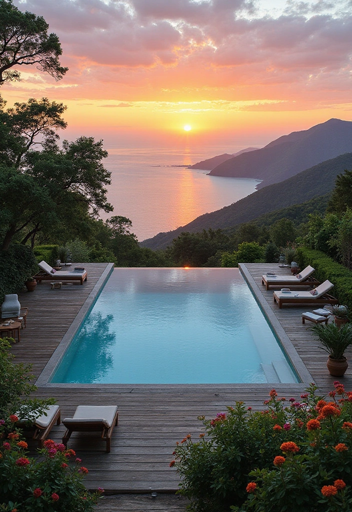 15 Stunning Natural Swimming Pool Designs That Will Make Your Backyard a Paradise 3 15 Stunning Natural Swimming Pool Designs That Will Make Your Backyard a Paradise! - 2. The Infinity Edge Delight