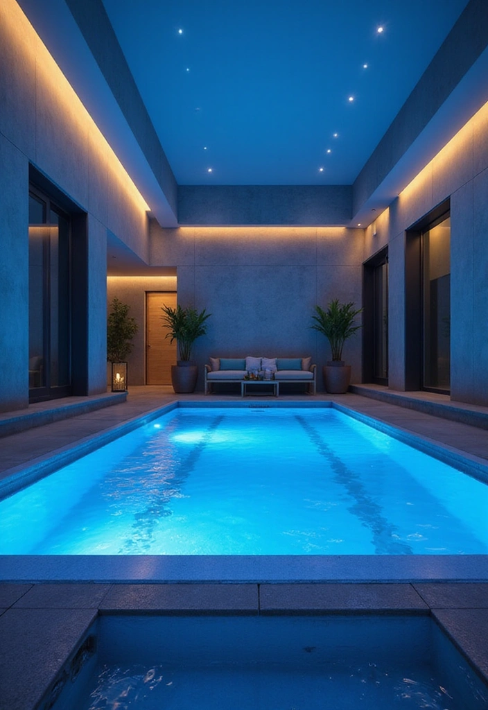10 Stunning Indoor Swimming Pool Designs That Will Transform Your Home into a Luxury Retreat 10 10 Stunning Indoor Swimming Pool Designs That Will Transform Your Home into a Luxury Retreat! - 10. Smart Technology: Innovative and Convenient