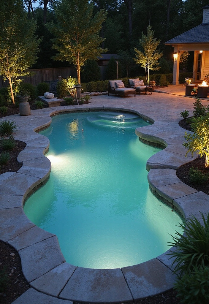 15 Stunning Natural Swimming Pool Designs That Will Make Your Backyard a Paradise 12 15 Stunning Natural Swimming Pool Designs That Will Make Your Backyard a Paradise! - 11. The Sunken Pool