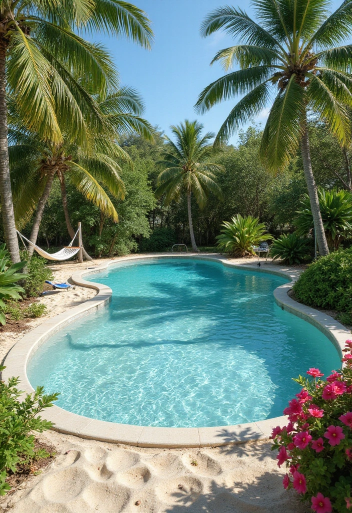 15 Stunning Natural Swimming Pool Designs That Will Make Your Backyard a Paradise 5 15 Stunning Natural Swimming Pool Designs That Will Make Your Backyard a Paradise! - 4. The Tropical Paradise