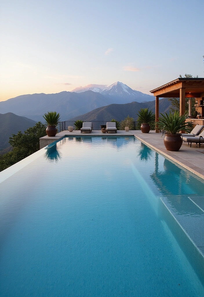 15 Luxurious Glass Pools That Redefine Modern Living (You Won't Believe #9!) 2 15 Luxurious Glass Pools That Redefine Modern Living (You Won't Believe #9!) - 1. Infinity Edge Glass Pool