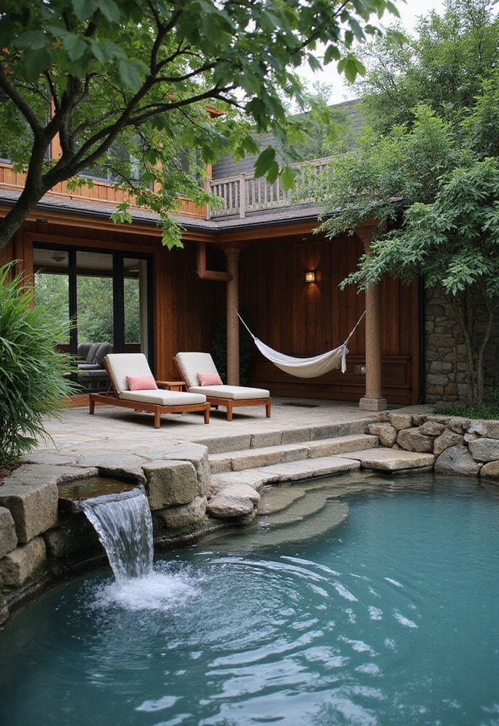 15 Stunning Pool Deck Ideas That'll Turn Your Backyard into a Dream Oasis 10 15 Stunning Pool Deck Ideas That'll Turn Your Backyard into a Dream Oasis! - 9. Spa-Like Serenity
