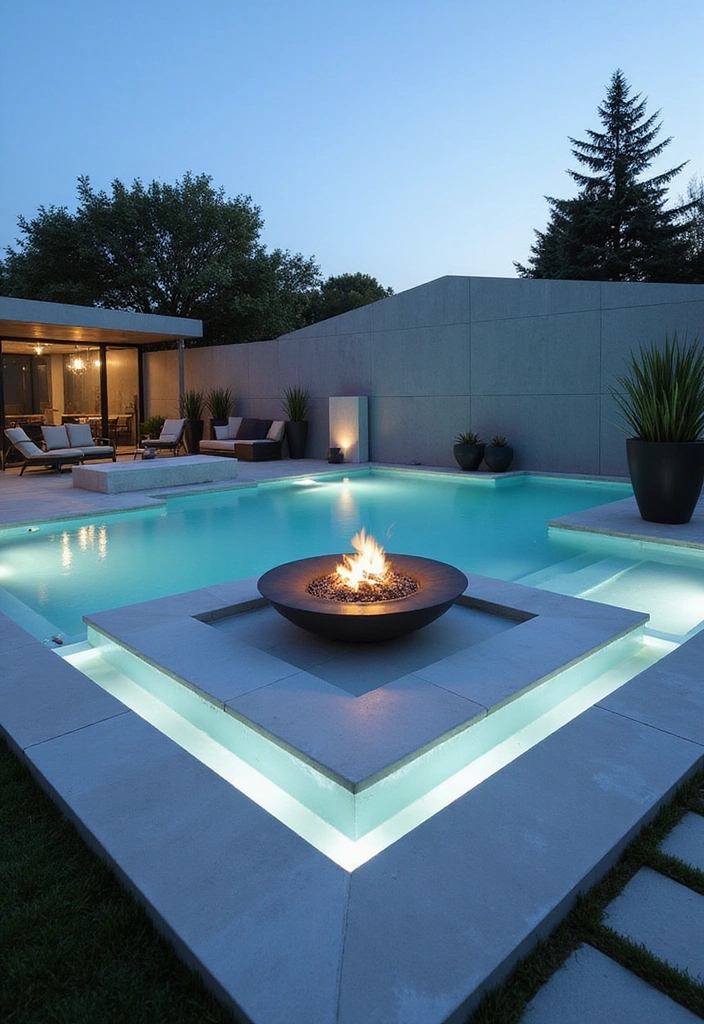 15 Stunning Backyard Pool Ideas That'll Transform Your Summer Paradise 4 15 Stunning Backyard Pool Ideas That'll Transform Your Summer Paradise (You Won't Believe #8!) - 3. Modern Geometric Pool
