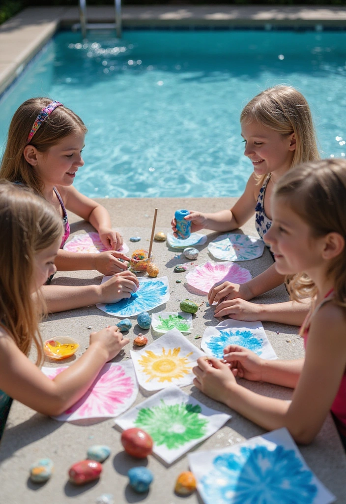 25 Family-Friendly Dream Backyard Pool Ideas That Will Make Every Summer Memorable 15 25 Family-Friendly Backyard Pool Ideas That Will Make Every Summer Memorable! - 14. Water-Themed Crafts