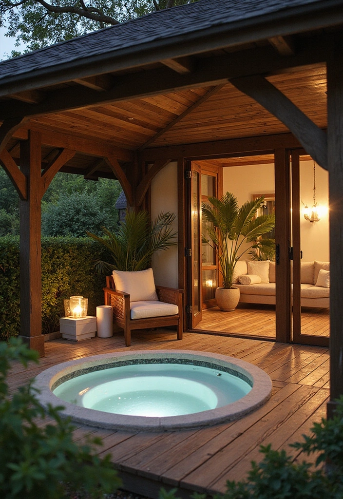 21 Dreamy Backyard Pool Cabana Designs for the Ultimate Summer Retreat 19 21 Dreamy Backyard Pool Cabana Designs for the Ultimate Summer Retreat (Check Out #12!) - 18. Spa Retreat Cabana