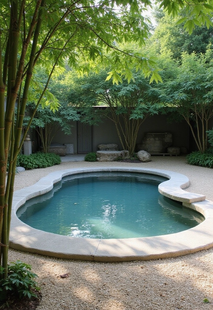 15 Stunning Natural Swimming Pool Designs That Will Make Your Backyard a Paradise 7 15 Stunning Natural Swimming Pool Designs That Will Make Your Backyard a Paradise! - 6. The Zen Garden Pool