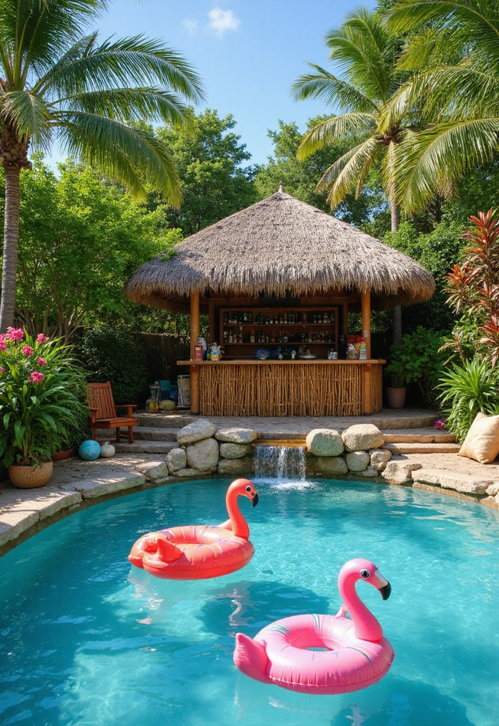 12 Garden Pool Transformations That'll Turn Your Outdoor Space into a Paradise 2 12 Garden Pool Transformations That'll Turn Your Outdoor Space into a Paradise! - 1. Tropical Paradise