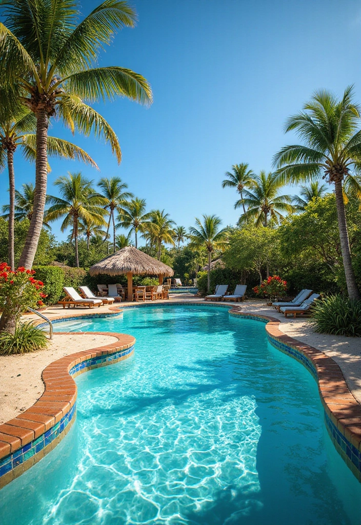 10 Stunning House Pool Designs That Will Make Your Backyard a Summer Paradise 7 10 Stunning House Pool Designs That Will Make Your Backyard a Summer Paradise! - 6. Tropical Paradise Pools