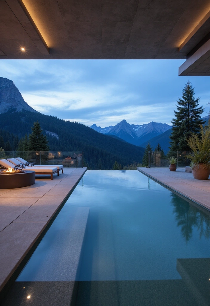 15 Jaw-Dropping Indoor Pool Ideas That'll Transform Your Home into a Oasis 2 15 Jaw-Dropping Indoor Pool Ideas That'll Transform Your Home into an Oasis! - 1. Infinity Pool Charm