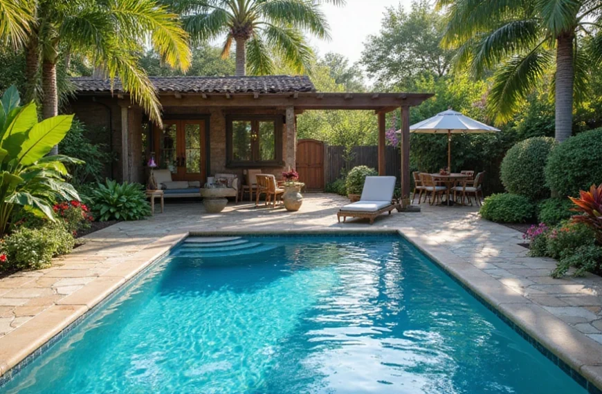 swimmR - We Are Swimming 23 15 Stunning Backyard Pool Landscaping Ideas That Will Make You Want to Dive Right In