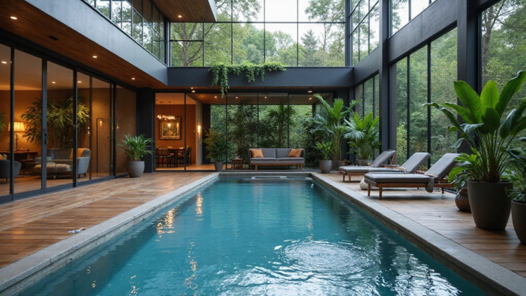 15 Indoor Pool Concepts That'll Elevate Your Home Decor to a Whole New Level 6 image